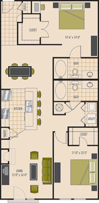 The Kendall Floor Plan Image